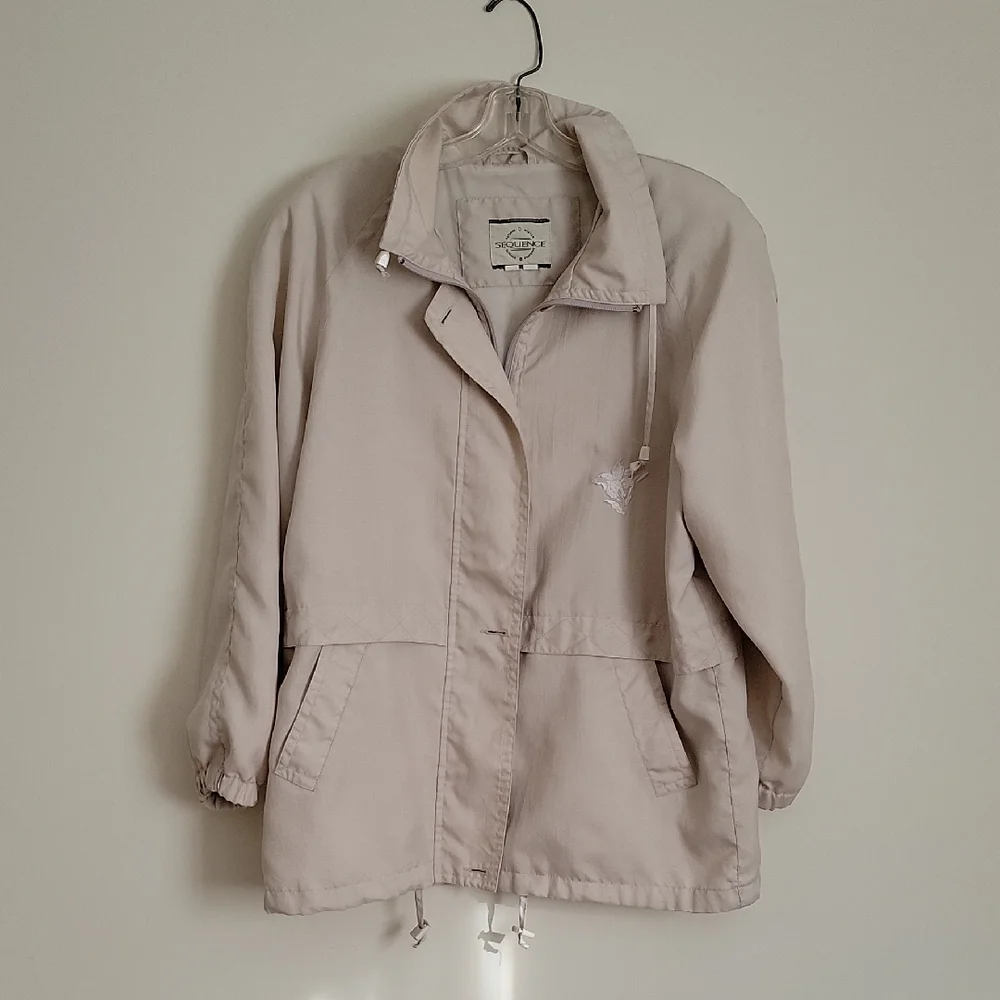 Sequence Women's Vintage Spring/Fall Beige Jacket- Size M - Picture 1 of 14